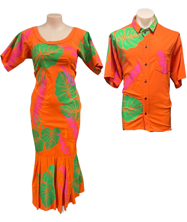 Couple Set Dress Size 20 & Shirt 5XL