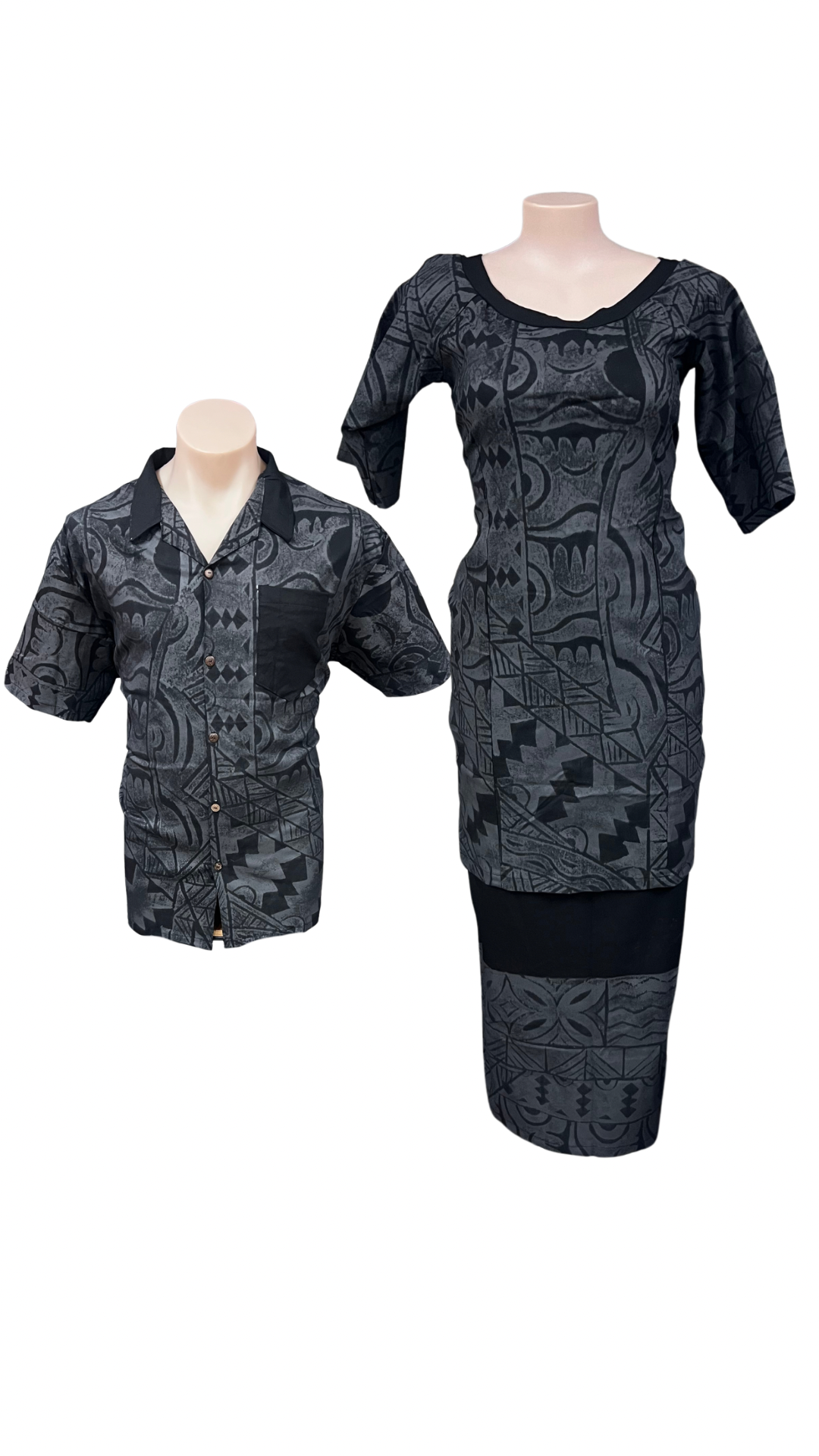Couple Set Puletasi Size 18 & Shirt 3XL