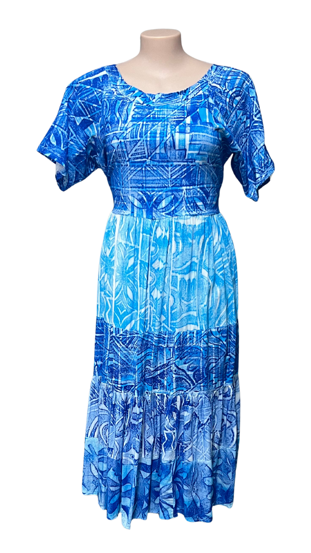 Blue Island Couples Set Dress Size 22 & Shirt XL