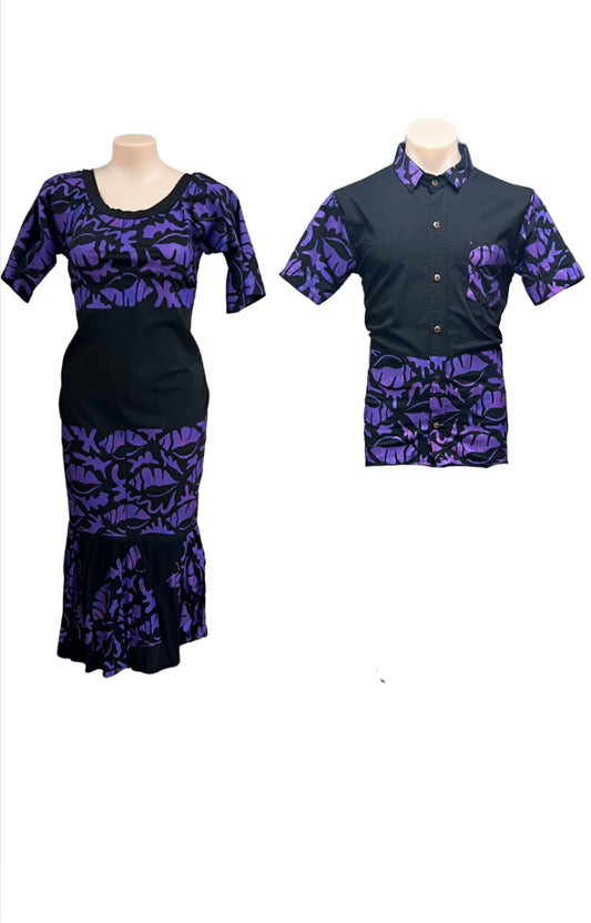 Couple set Size 18 Dress & Shirt XL