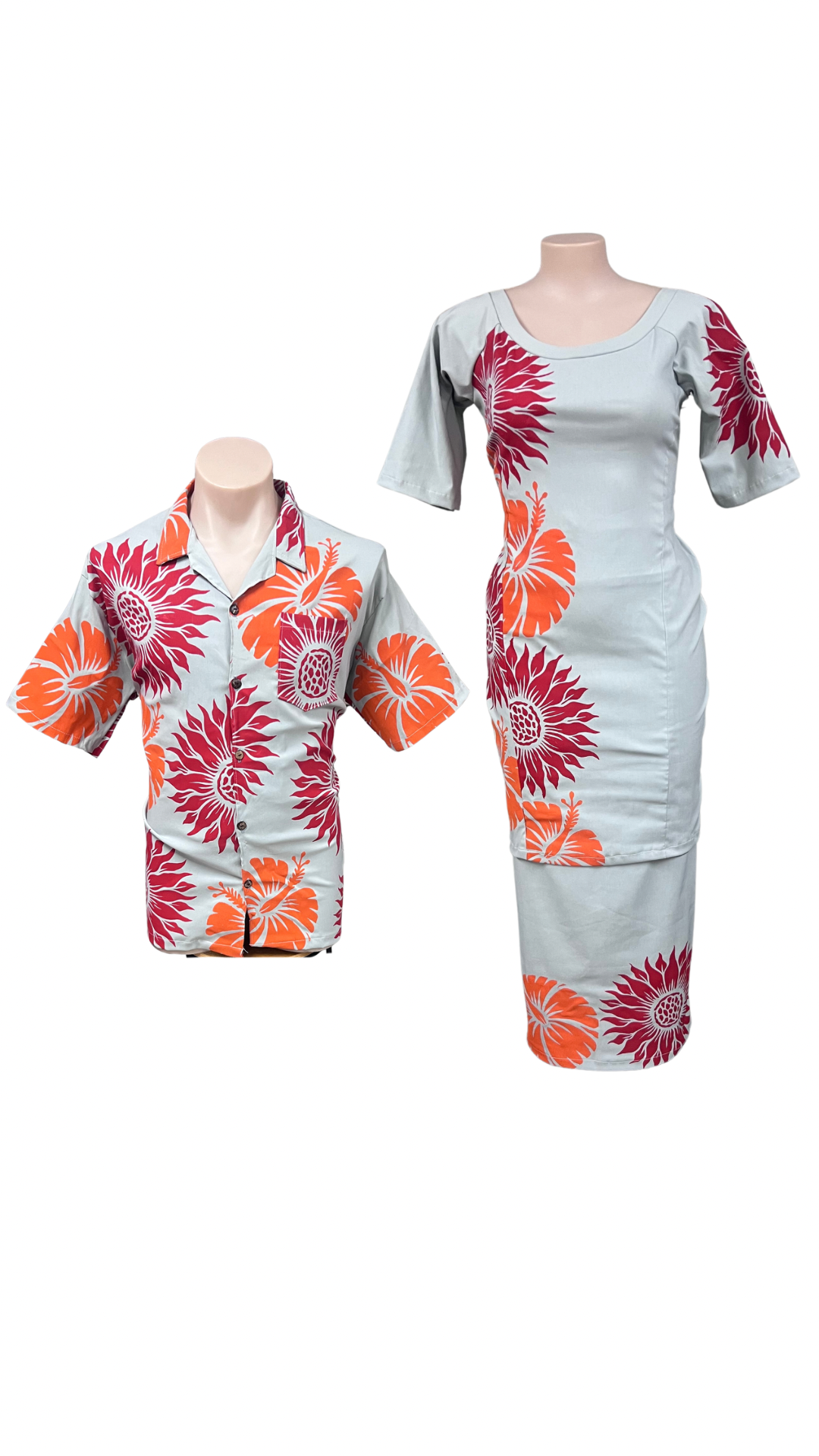 Couple Set Puletasi Size 16 & Shirt 3XL