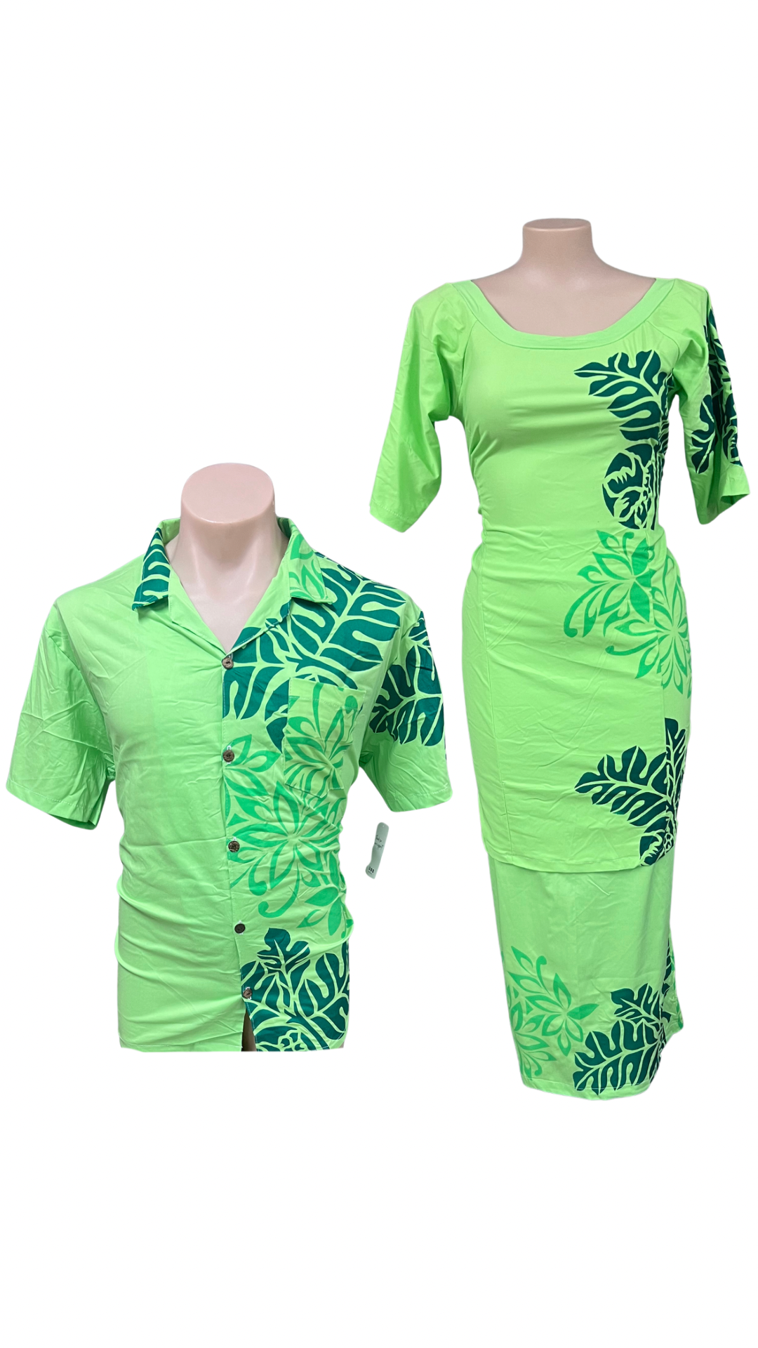 Couple Set Puletasi Size 18 & Shirt 3XL