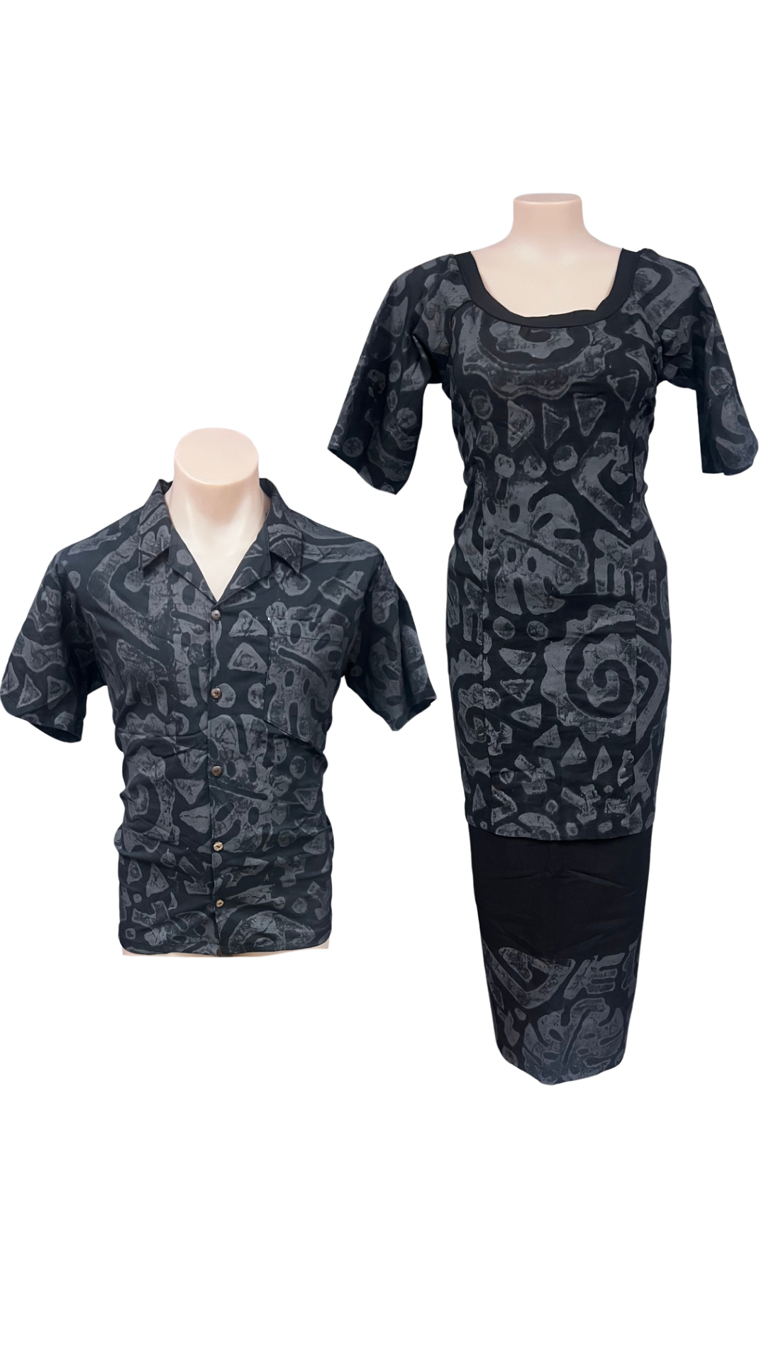 Couple Set Puletasi Size 20 & Shirt XL