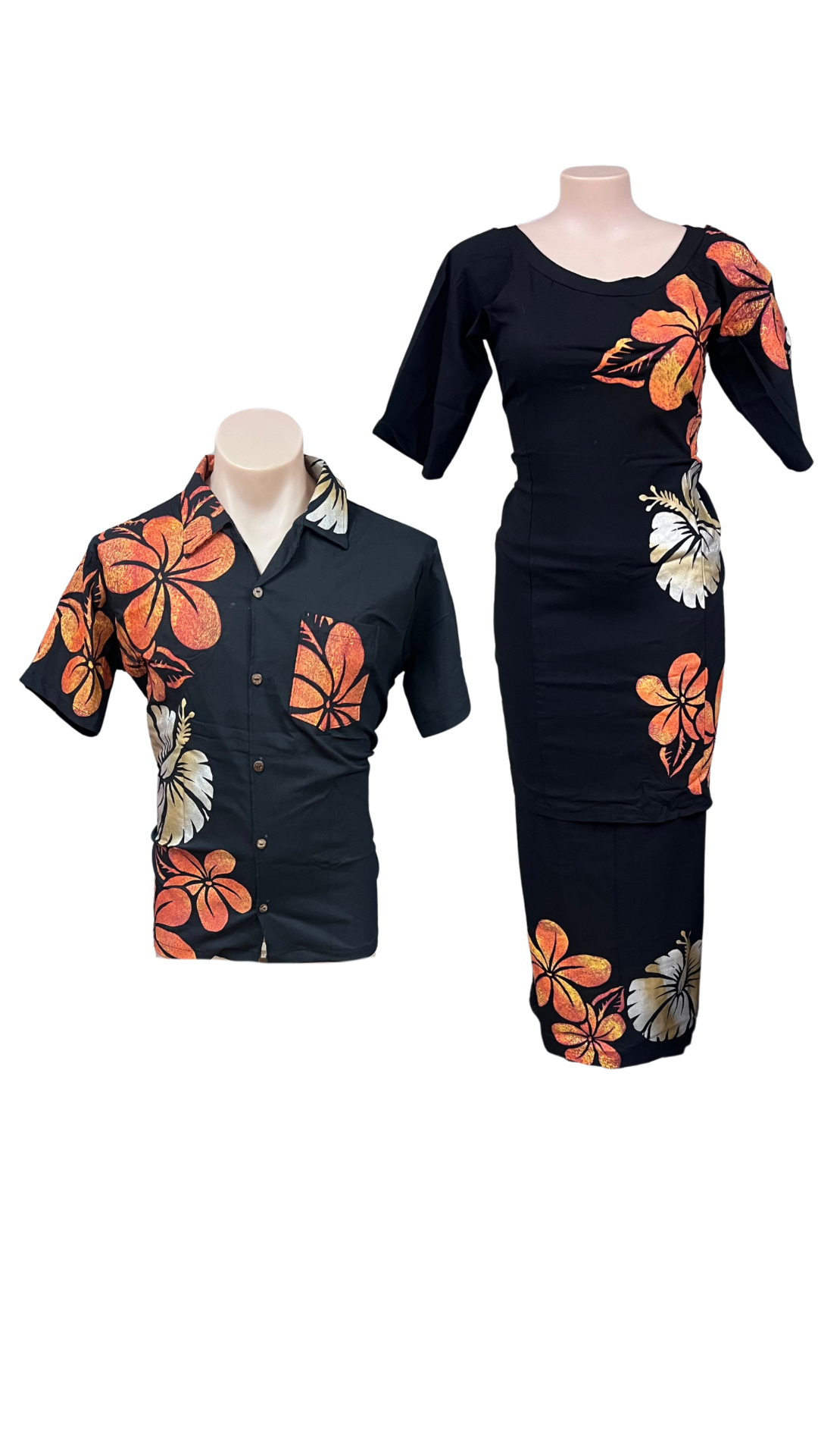 Couple Set Puletasi Size18 & Shirt XL