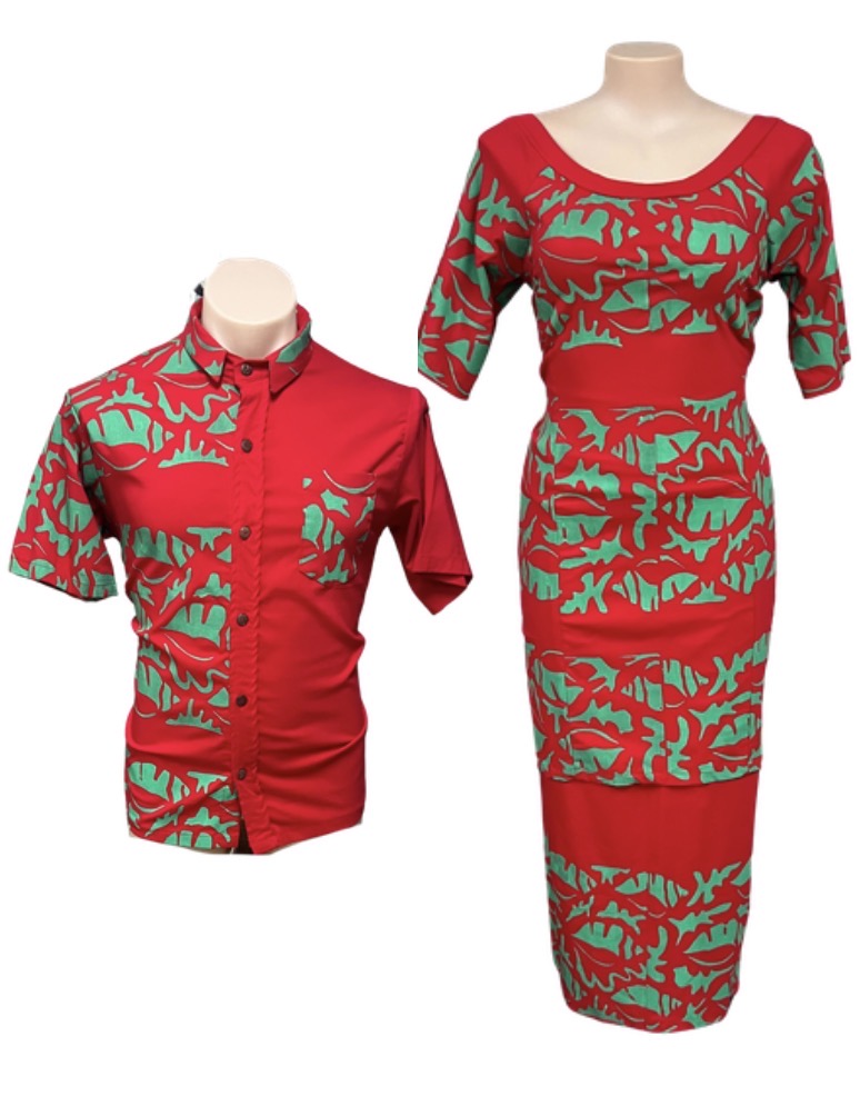 Couple Set Size 20 Puletasi Size 2XL Shirt