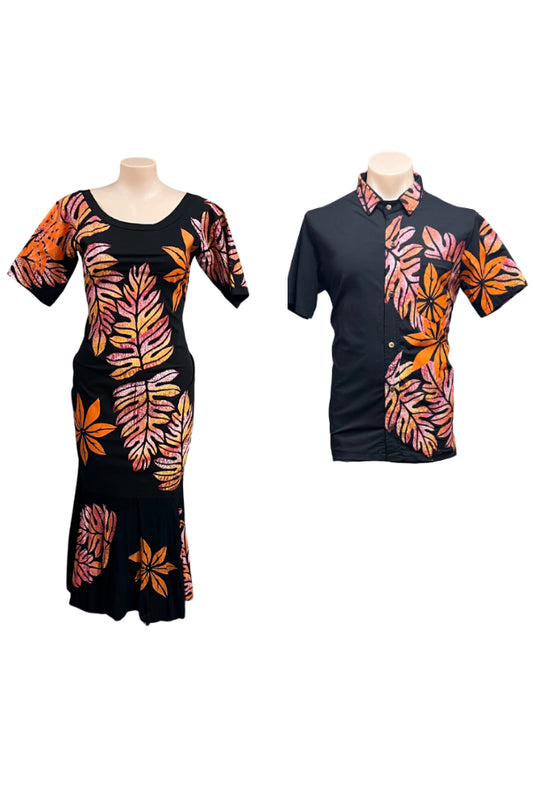 Couples Set Size 16 Dress & Shirt 2XL