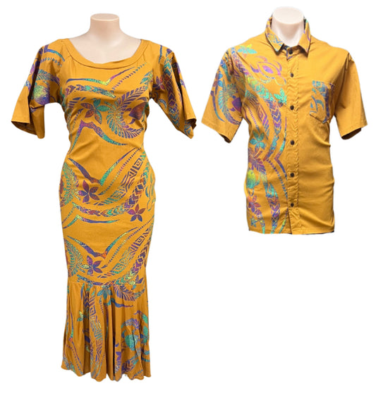 Couple Set Dress Size 20 & Shirt 3XL