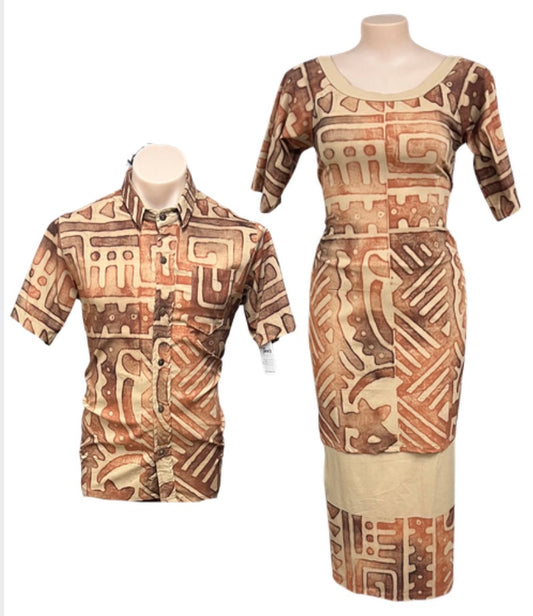 Couple Set Size 18 Puletasi Size XL Shirt