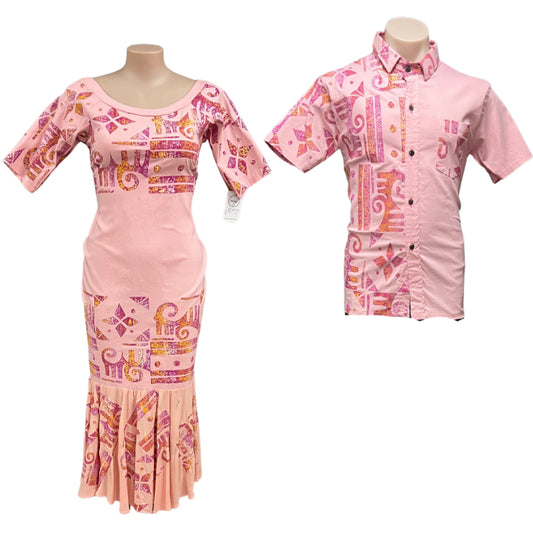 Couple Set Dress Size 16 & Shirt XL