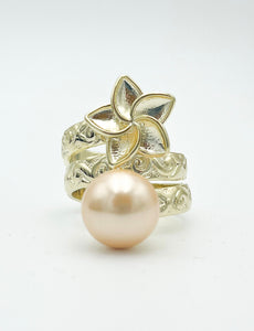 Gold Floral Pearl