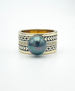 Tribal Pearl Ring